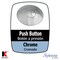 Keeney Push Button Bathroom Sink Drain with Overflow, Chrome K820-75